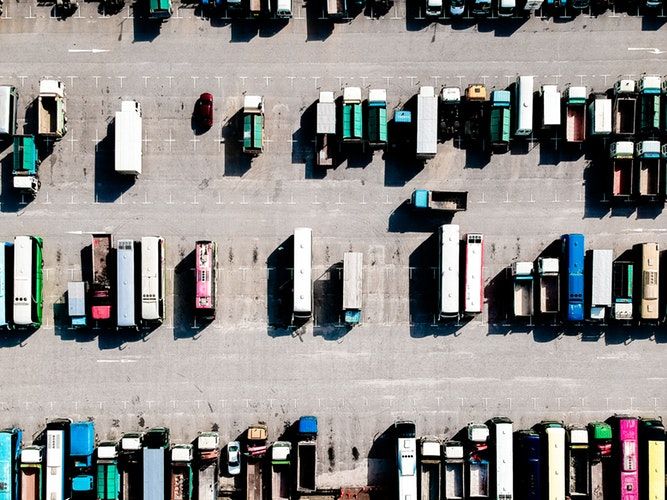 Paro de transportistas en Cataluña.